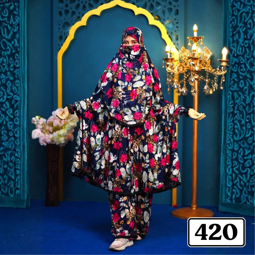 420.jpg Khimar with plaju - Code 420 - Image 1
