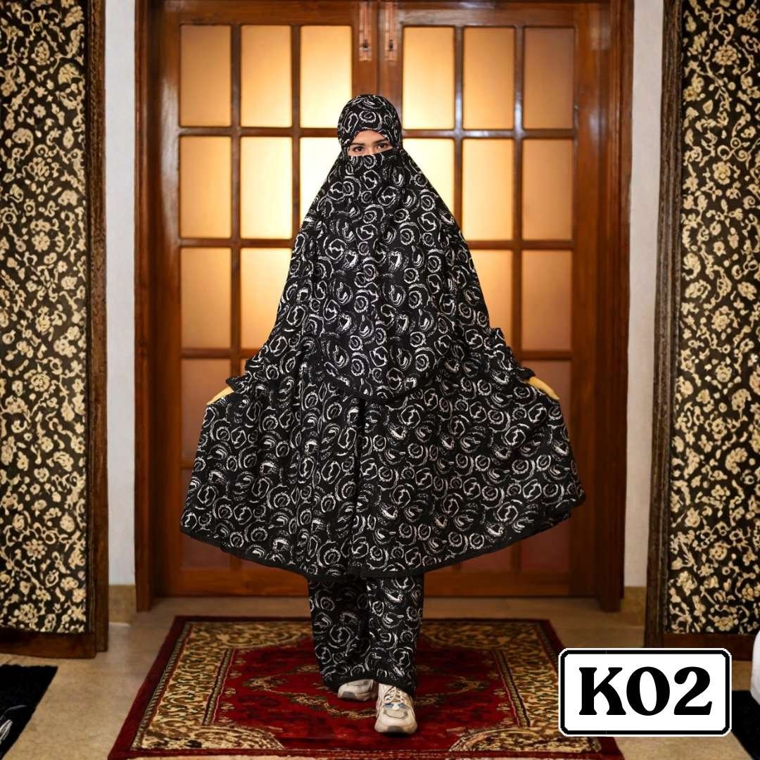 K02.jpg Khimar with plaju - Code K02 - Image 1