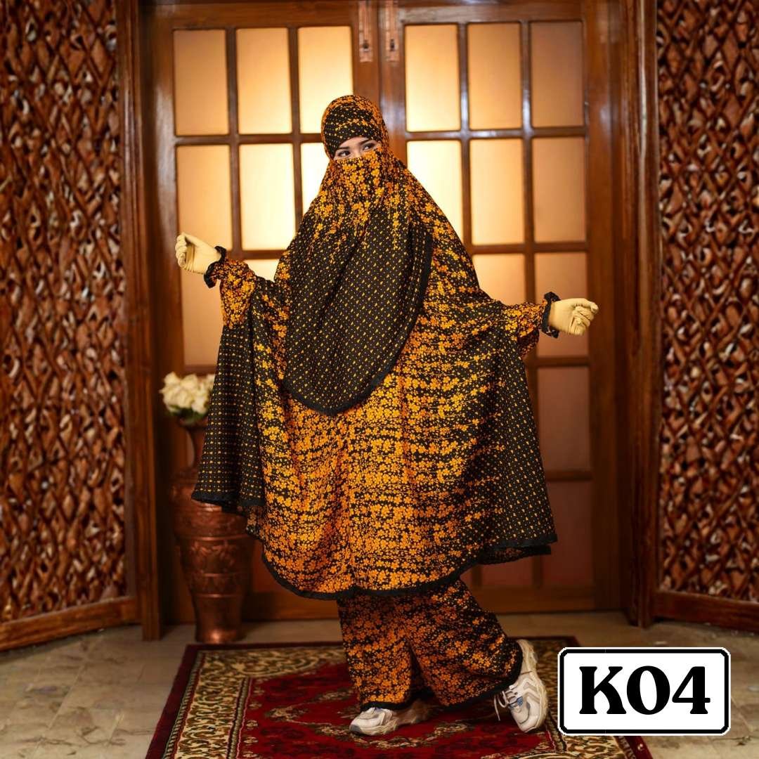 K04.jpg Khimar with plaju - Code K04 - Image 1