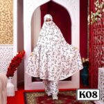 Khimar with plaju  - Code K08