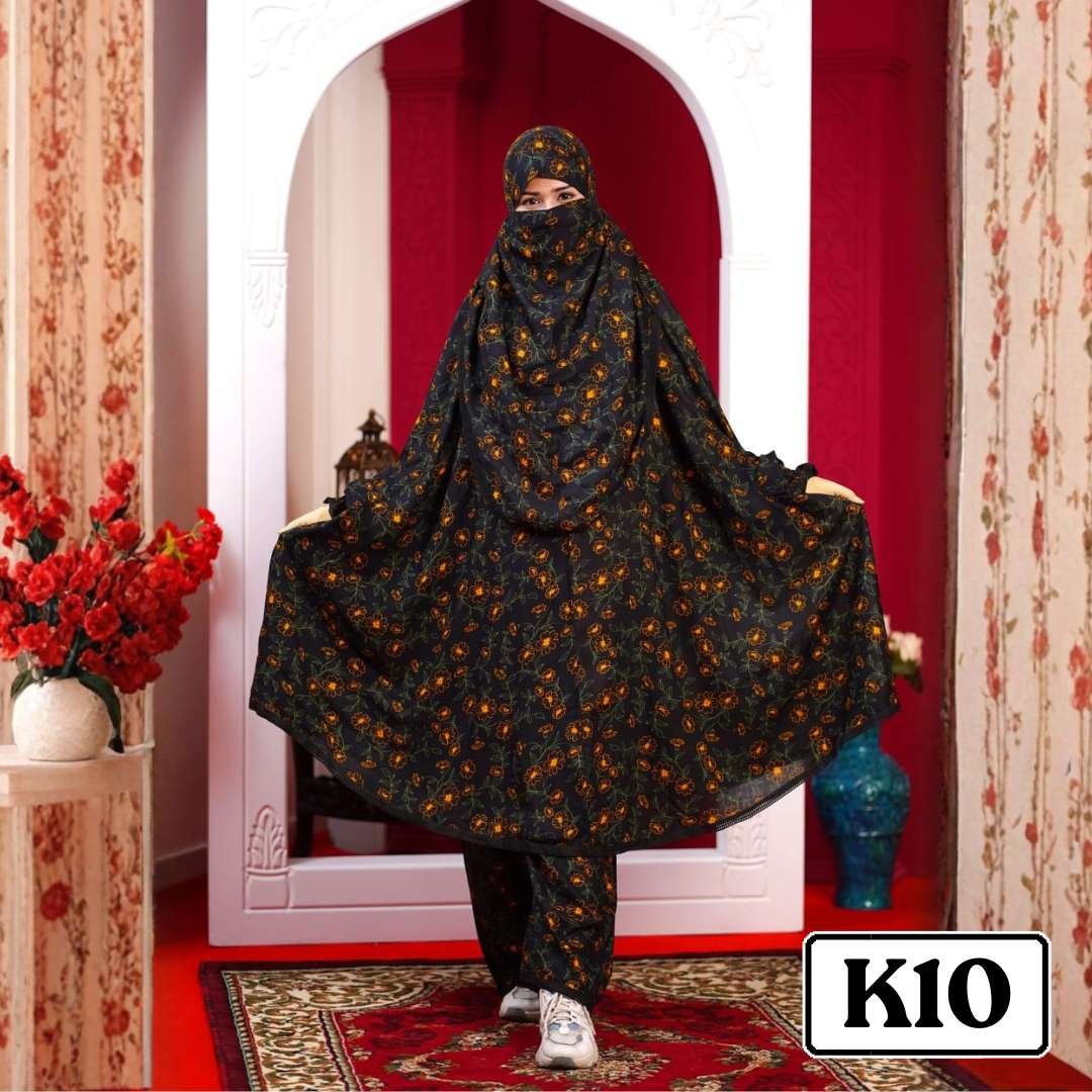 K10.jpg Khimar with plaju - Code K10 - Image 1