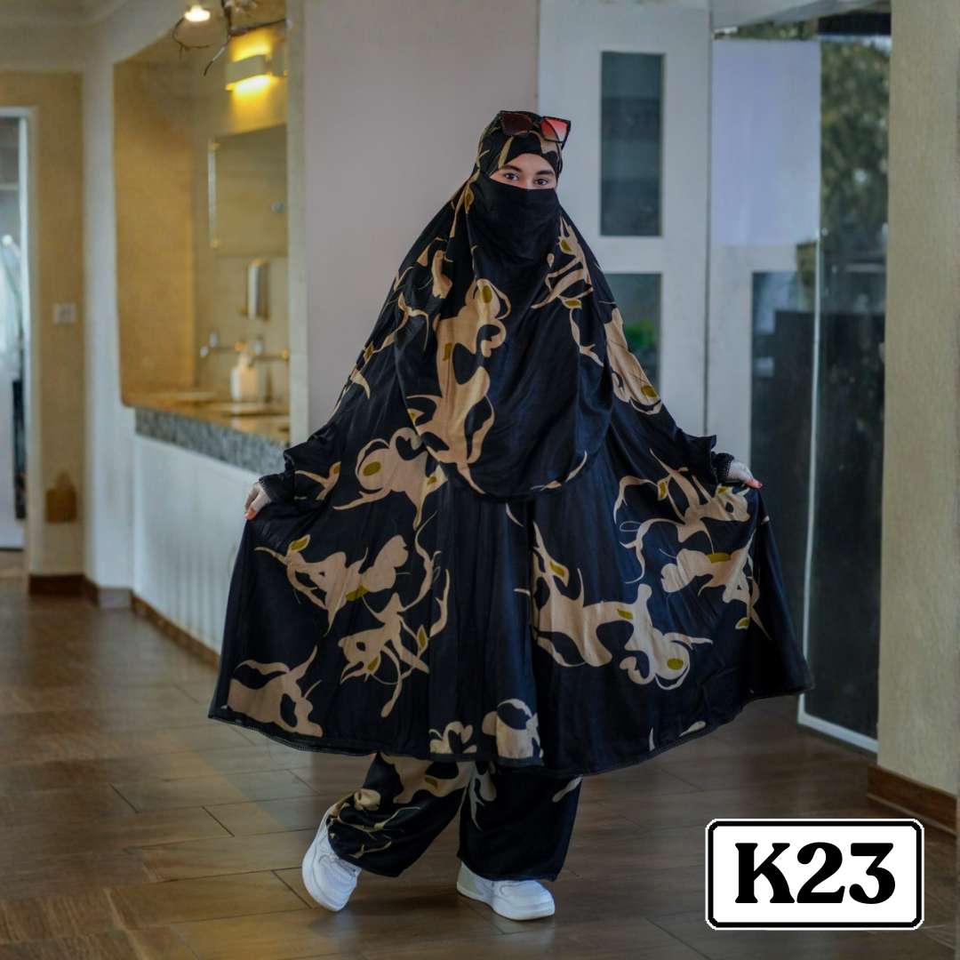 93 Khimar with plaju - Code K23 - Image 1